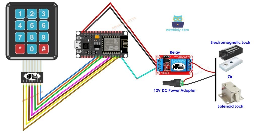 DIY Smart Lock Project with ESP8266 Wi-Fi Module